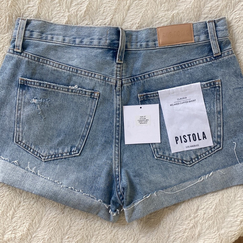 Pistola Claudia relaxed cuffed short